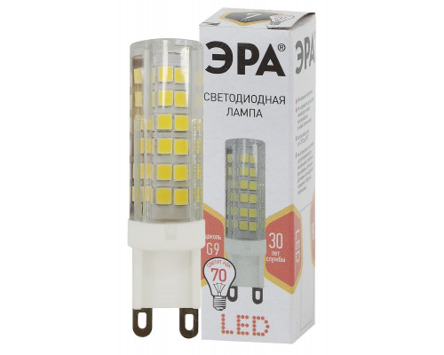 Основное фото Светодиодная лампочка Эра LED JCD-7W-CER-827-G9 Б0027865: Купить в Интернет магазин освещения GCSVET.RU
