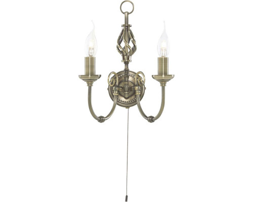 Основное фото Настенный светильник Arte Lamp Zanzibar A8392AP-2AB: Купить в Интернет магазин освещения GCSVET.RU