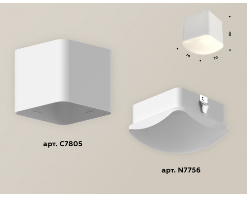 Дополнительное фото Светильник потолочный Ambrella Light Techno Spot XS7805041 (C7805, N7756): Купить в Интернет магазин освещения GCSVET.RU