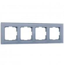 Рамка на 4 поста Werkel Favorit серый W0041115 4690389160011