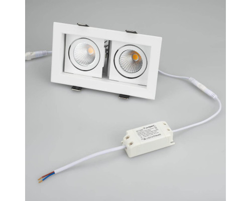 Дополнительное фото Светильник встраиваемый Arlight CL-KARDAN-S180x102-2x9W Day 024138: Купить в Интернет магазин освещения GCSVET.RU