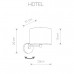 Дополнительное фото Настенный светильник Nowodvorski Hotel 9303: Купить в Интернет магазин освещения GCSVET.RU