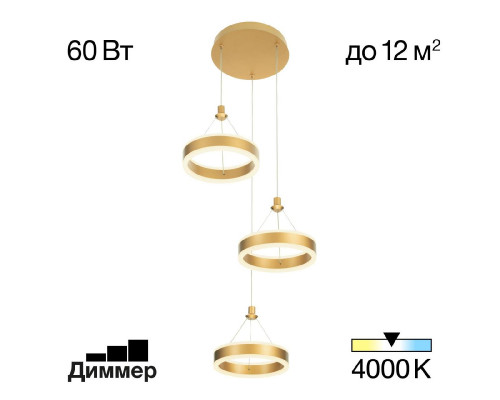 Дополнительное фото Люстра подвесная Citilux Дуэт CL719032: Купить в Интернет магазин освещения GCSVET.RU