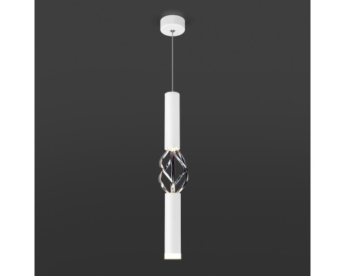 Дополнительное фото Светильник подвесной LED Eurosvet Lance 50191/1 LED белый/хром: Купить в Интернет магазин освещения GCSVET.RU