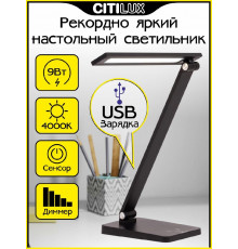 Лампа настольная Citilux Ньютон CL803081