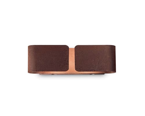 Основное фото Светильник настенный Ideal Lux Clip AP2 Small Corten 187365: Купить в Интернет магазин освещения GCSVET.RU