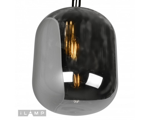 Дополнительное фото Светильник подвесной iLamp Mono 8792L/1P GR+BK: Купить в Интернет магазин освещения GCSVET.RU