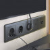 Дополнительное фото Накладка для розетки USB Werkel графит рифленый W1179504 4690389158667: Купить в Интернет магазин освещения GCSVET.RU