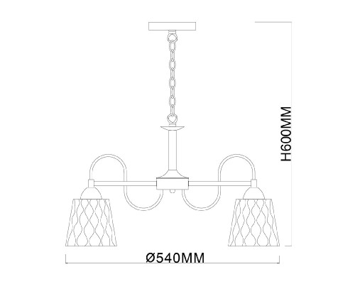 Дополнительное фото Люстра подвесная Escada Dream 1125/5PL: Купить в Интернет магазин освещения GCSVET.RU
