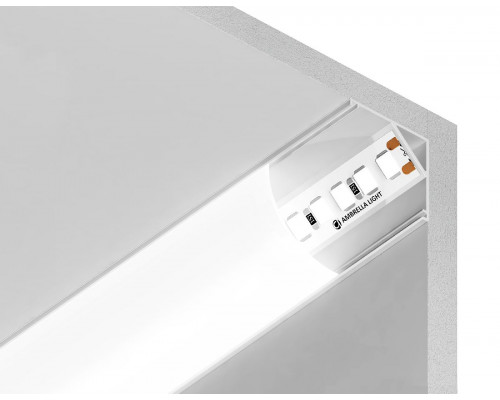 Основное фото Алюминиевый угловой профиль Ambrella Light Alum Profile GP2100WH: Купить в Интернет магазин освещения GCSVET.RU