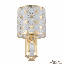 Настенный светильник Arte Milano Florentia-3097 303097/1W Wh/Gd