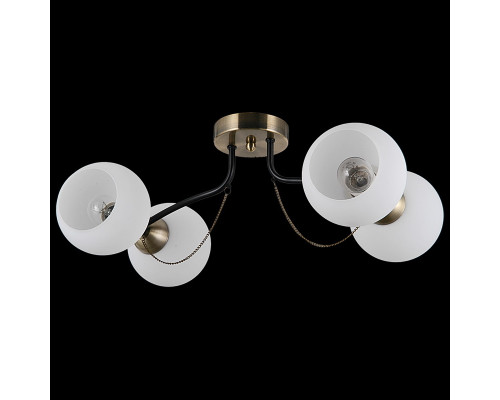 Дополнительное фото Люстра потолочная Illumico IL0035-4CSQ-79 BK AB: Купить в Интернет магазин освещения GCSVET.RU