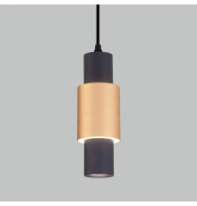 Светильник подвесной Eurosvet Bento 50204/1 LED черный/матовое золото