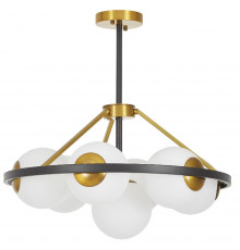 Люстра подвесная Lumina Deco Donzano LDP 8034-7 BK+WT