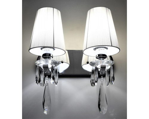 Дополнительное фото Настенный светильник Lumina Deco  Alessia LDW 1726-2W CHR: Купить в Интернет магазин освещения GCSVET.RU