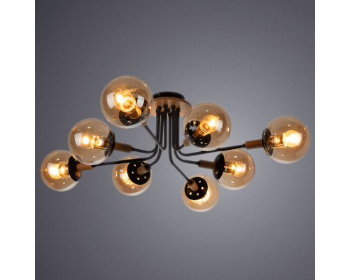Дополнительное фото Люстра потолочная ARTE Lamp A2716PL-8BK: Купить в Интернет магазин освещения GCSVET.RU