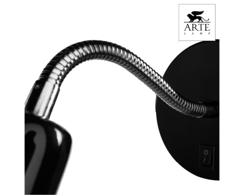 Дополнительное фото Светильник спот Arte Lamp Dorm A1408AP-1BK: Купить в Интернет магазин освещения GCSVET.RU