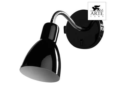 Основное фото Светильник спот Arte Lamp Dorm A1408AP-1BK: Купить в Интернет магазин освещения GCSVET.RU