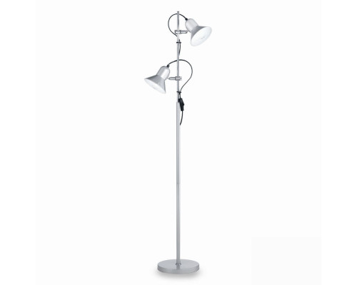 Основное фото Напольный светильник Ideal Lux Polly PT2 Argento 061115: Купить в Интернет магазин освещения GCSVET.RU