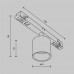 Дополнительное фото Светильник трековый (магнитый) Maytoni Technical Magnetic track system Exility Alfa S TR132-2-7W4K-B: Купить в Интернет магазин освещения GCSVET.RU