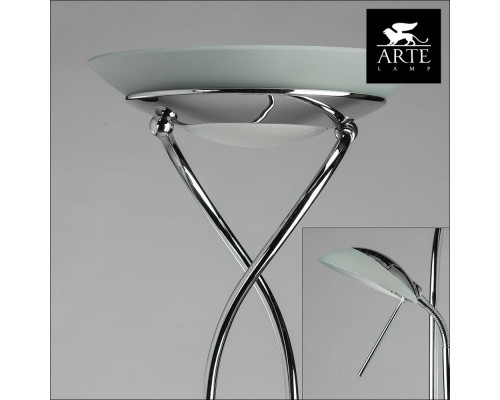 Дополнительное фото Напольный светильник Arte Lamp Duetto A4399PN-2CC: Купить в Интернет магазин освещения GCSVET.RU
