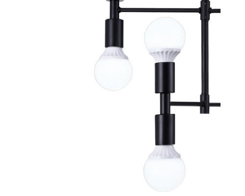 Дополнительное фото Люстра потолочная Natali Kovaltseva LOFT LUX 75129/12C BLACK: Купить в Интернет магазин освещения GCSVET.RU