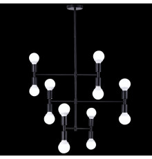 Люстра потолочная Natali Kovaltseva LOFT LUX 75129/12C BLACK
