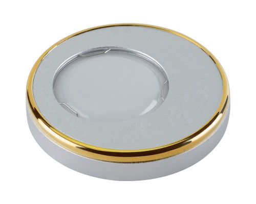 Основное фото Светильник встраиваемый Fametto DLS-V104 GU5.3 SAND SILVER+GOLD 10735: Купить в Интернет магазин освещения GCSVET.RU