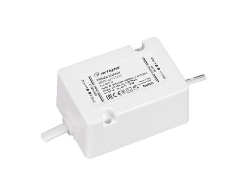 Основное фото Сетевой адаптер Arlight ARPV-SP-12012 (12V, 1A, 12W) 033326: Купить в Интернет магазин освещения GCSVET.RU