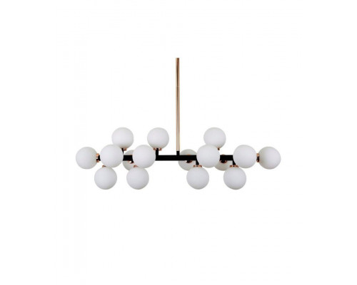Дополнительное фото Подвесная люстра Lumina Deco Marsiada LDP 6033-16 BK+GD: Купить в Интернет магазин освещения GCSVET.RU