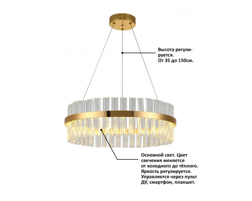 Дополнительное фото Люстра подвесная Natali Kovaltseva INNOVATION STYLE 83010: Купить в Интернет магазин освещения GCSVET.RU