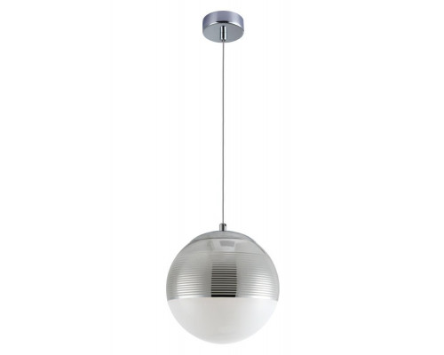 Основное фото Светильник подвесной Crystal Lux Optima SP1 Chrome D200: Купить в Интернет магазин освещения GCSVET.RU