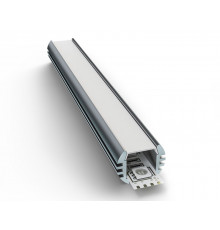 Профиль круглый универсальный Apeyron ширина ленты до 10мм (рассеиватель, заглушки - 2шт) 08-18