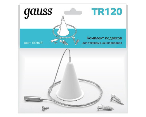 Дополнительное фото Комплект для подвеса Gauss TR120: Купить в Интернет магазин освещения GCSVET.RU