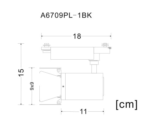 Дополнительное фото Светильник трековый LED Arte Lamp Track Lights A6709PL-1BK: Купить в Интернет магазин освещения GCSVET.RU