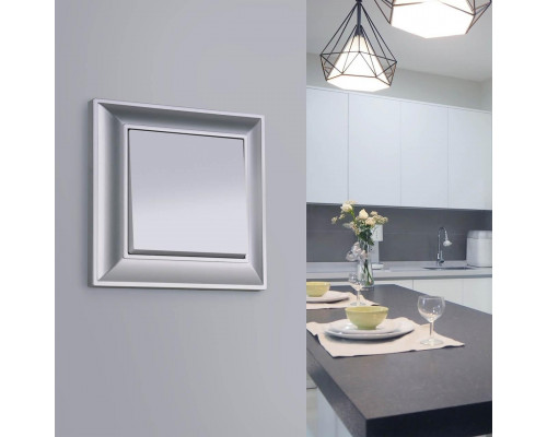 Дополнительное фото Рамка на 1 пост Werkel Fiore серебряный W0012206 4690389160295: Купить в Интернет магазин освещения GCSVET.RU