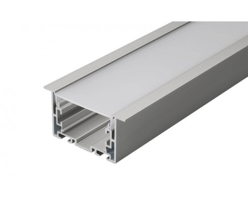 Дополнительное фото Профиль с экраном Arlight S2-LINIA69-F-2500 ANOD+OPAL 021177: Купить в Интернет магазин освещения GCSVET.RU