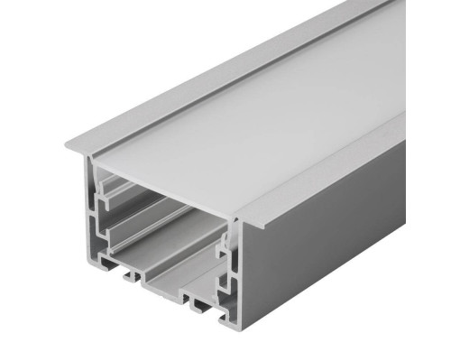Основное фото Профиль с экраном Arlight S2-LINIA69-F-2500 ANOD+OPAL 021177: Купить в Интернет магазин освещения GCSVET.RU