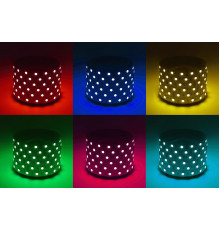 Лента светодиодная Эра 12В 5050 14,4Вт/м RGB 50м IP20 LS5050-14,4-60-12-RGB-IP20-1 year-50m Б0059928