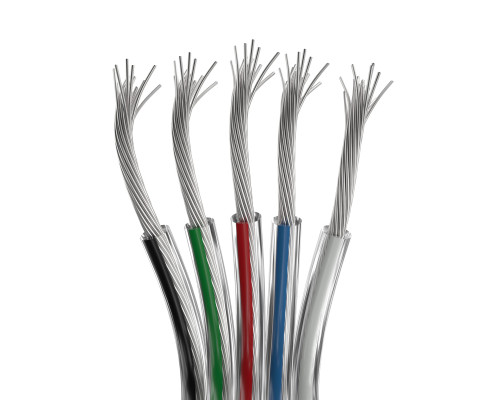 Основное фото Шлейф питания Arlight ARL-20AWG-CLEAR-5Wire-CU 034966: Купить в Интернет магазин освещения GCSVET.RU
