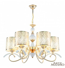 Люстра подвесная Arte Milano Florentia-9787 309787/6 Wh/Gd