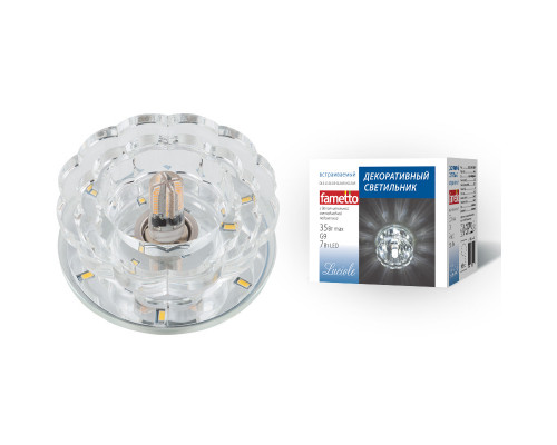 Основное фото Светильник встраиваемый Fametto Luciole DLS-L124 G9 GLASSY/CLEAR UL-00000375: Купить в Интернет магазин освещения GCSVET.RU