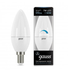 Светодиодная лампа для диммера Gauss E14 7W 4100K матовая 103101207-D
