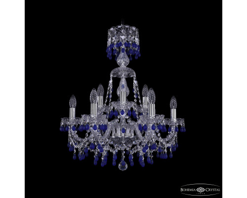 Основное фото Люстра подвесная Bohemia Ivele Crystal 1410/6+3/195/XL-66 Ni V3001: Купить в Интернет магазин освещения GCSVET.RU