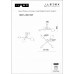 Дополнительное фото Люстра потолочная iLedex Epical 6827-4 BK+WH: Купить в Интернет магазин освещения GCSVET.RU