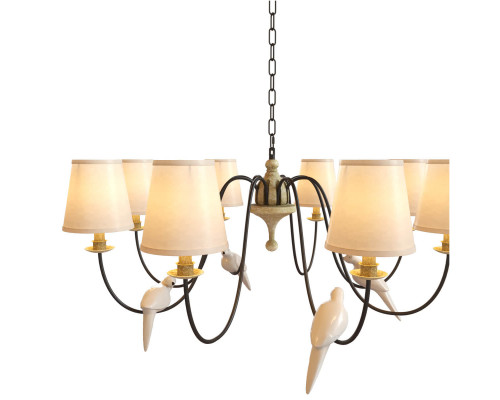Дополнительное фото Люстра подвесная LOFT IT Birds Loft1029A-8: Купить в Интернет магазин освещения GCSVET.RU
