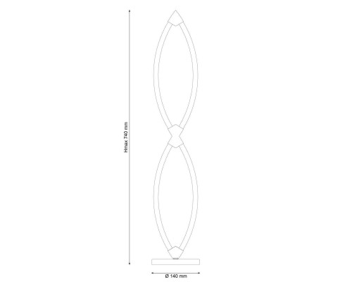 Дополнительное фото Напольный светильник Lucia Tucci Modena F172.2 LED: Купить в Интернет магазин освещения GCSVET.RU