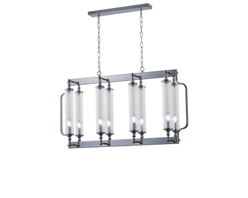 Основное фото Люстра подвесная Crystal Lux TOMAS SP8 L1000 CHROME: Купить в Интернет магазин освещения GCSVET.RU