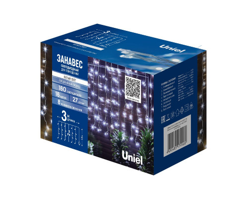 Дополнительное фото Гирлянда Uniel ULD-C3020-160/DTA WHITE IP20 UL-00010915: Купить в Интернет магазин освещения GCSVET.RU