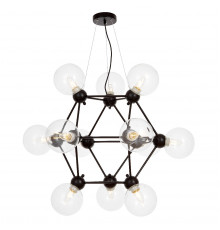 Люстра подвесная Lumina Deco Zodiak LDP 160N-12 BK+PR